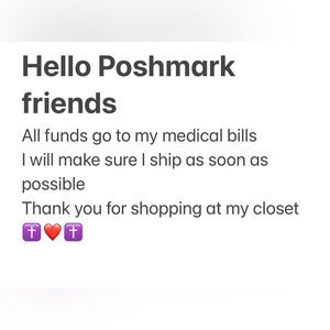 Thank you for shopping my closet